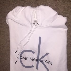 Calvin Klein White Hoodie
